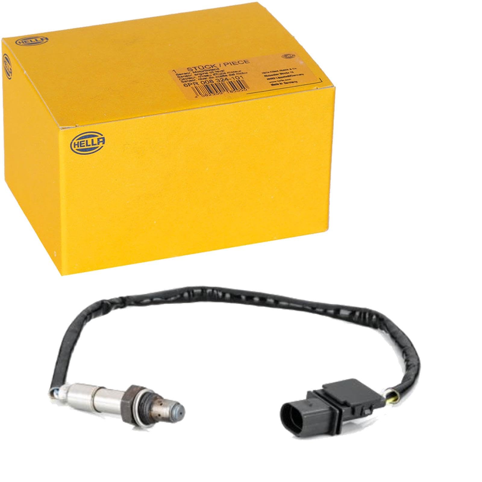 HELLA 6PA 358 103-101 Sonda lambda, 6a... poli, Cavo 545mm, con materiale di fissaggio