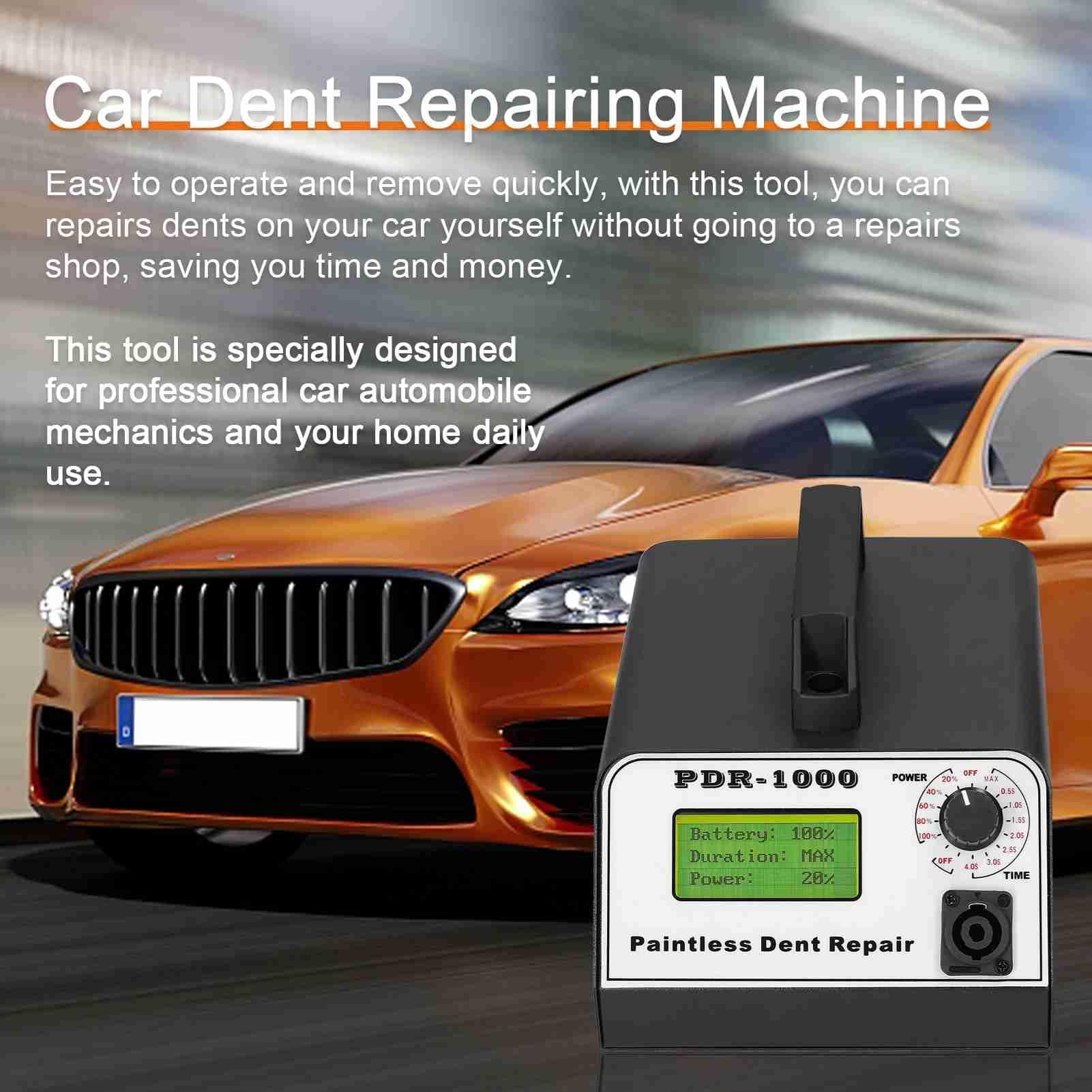HUIOP Auto Body Dent Repair Machine Przenośne domowe Domowe narzędzie do usuwania zębów Car Paintless Dent Repair Tool Time Power Adjust Button