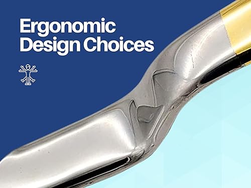 Miniatura 6 de Minnesota Cheek Retractor de instrumentos dentales quirúrgicos chapados en oro, marca ARTMAN de Wise Linkers