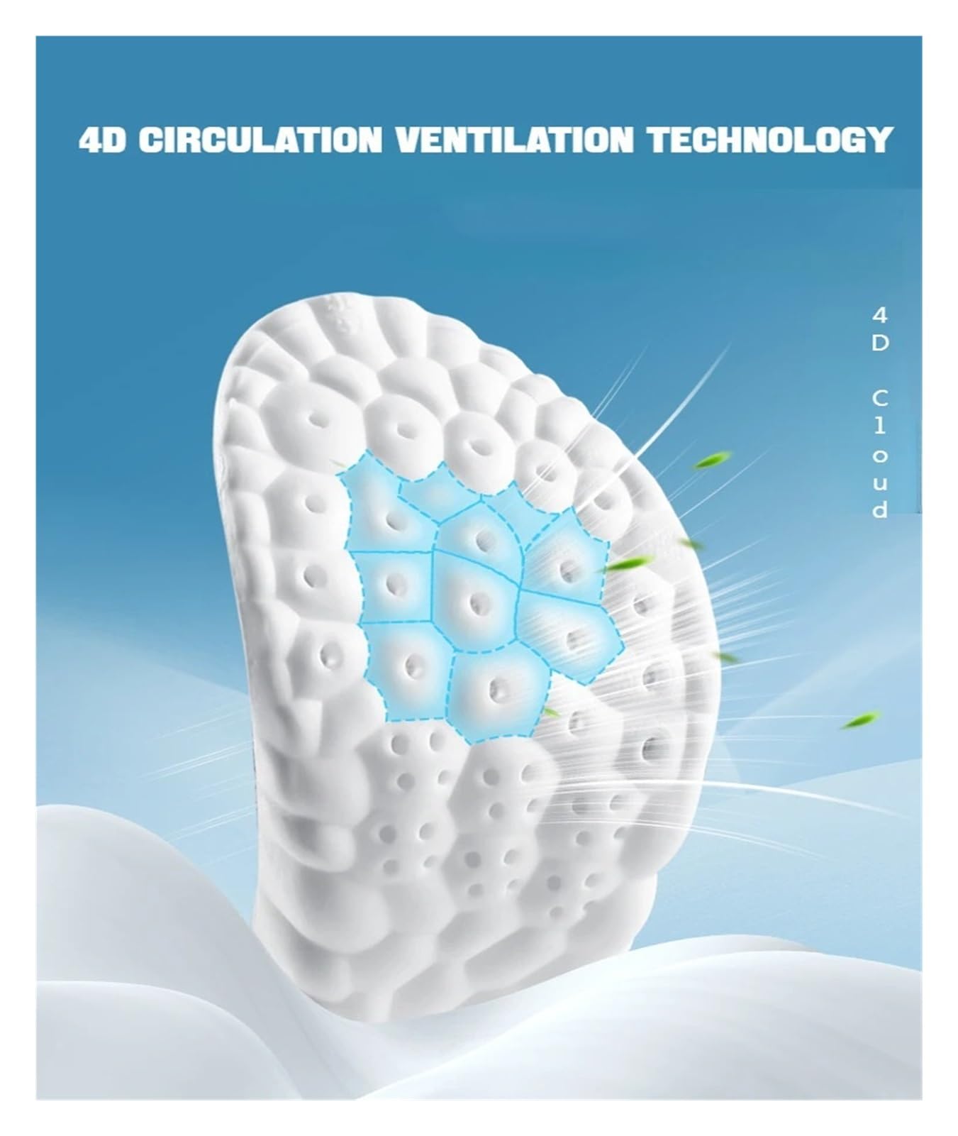 Insoles Orthopedic Super Soft For Sports Shoes Inserts Feet Shock