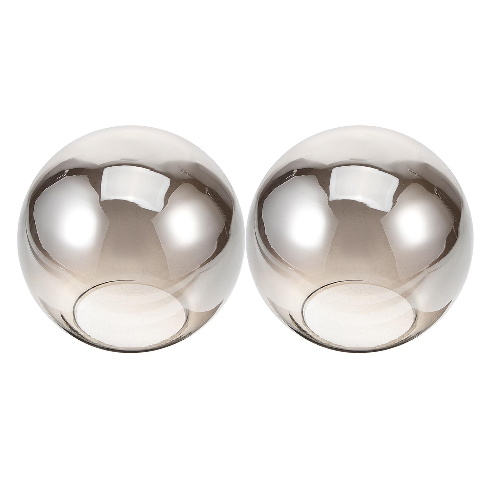 2 Piezas Pantalla de Lámpara Esférica de Cristal, 15cm, Vidrio