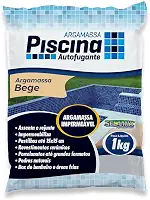 Argamassa Piscina Aut. Impermeável Cor Bege 1Kg