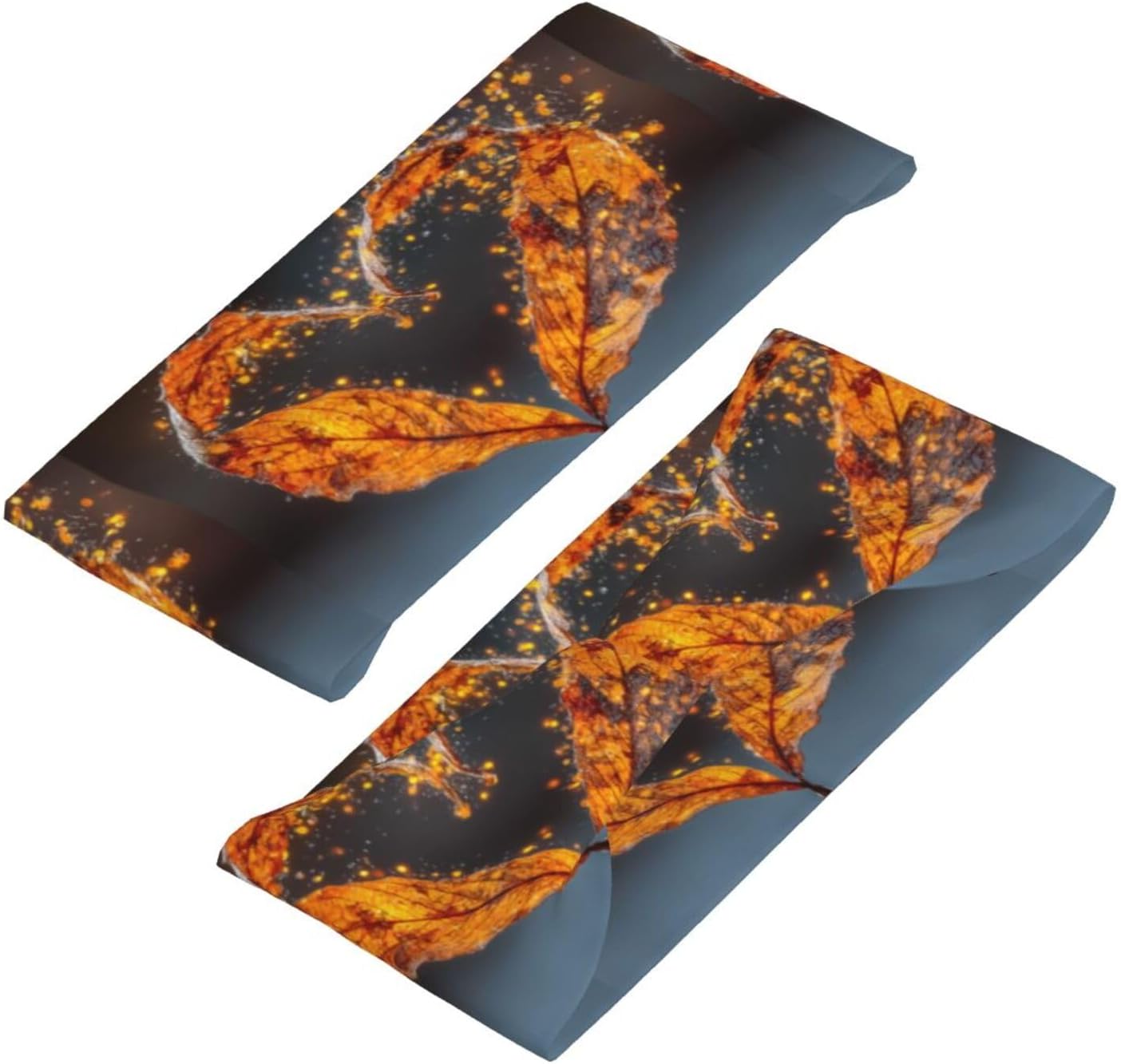 Sports Sweatband Headband Exquisite Autumn Love Print Breathable Lightweight Foldable Fitness Accessory image 4