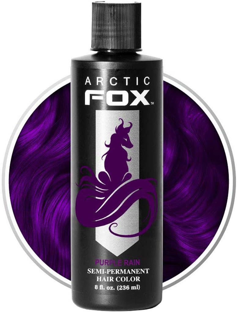 Generic Vegan and Cruelty-Free Semi-Permanent Hair Color Dye (8 Fl Oz, PURPLE RAIN)