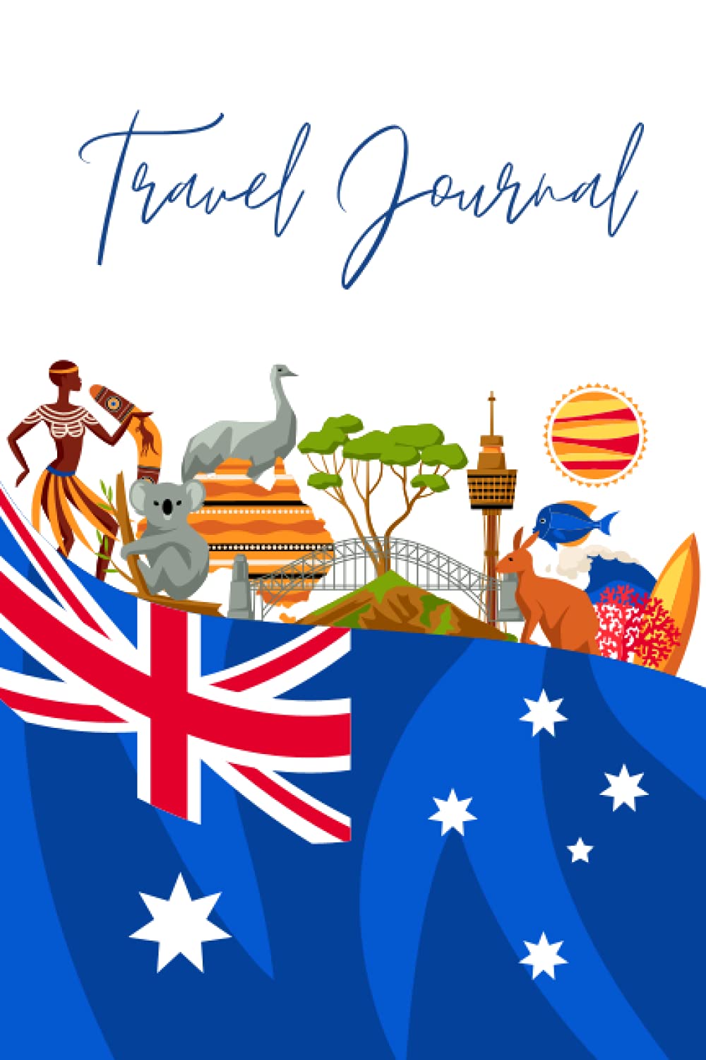 Aussie Travel Journal, Notebook, Diary, Planner - 100 pages (Lined)