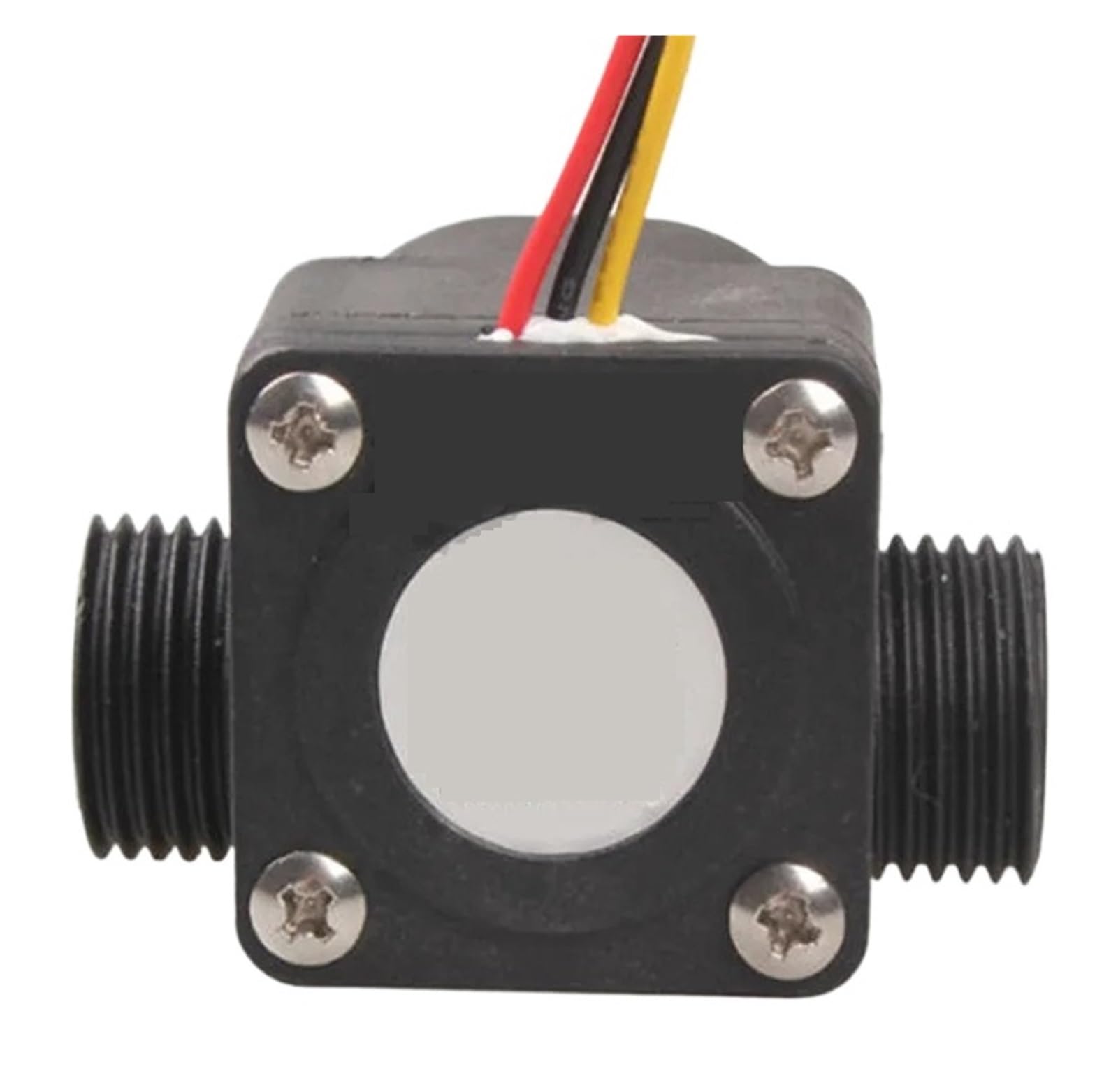 PXQCHAVLN Water Flow Sensor 1-30L/min 4 Point Portable Fluid Flowmeter Switch Counter Hall Meter