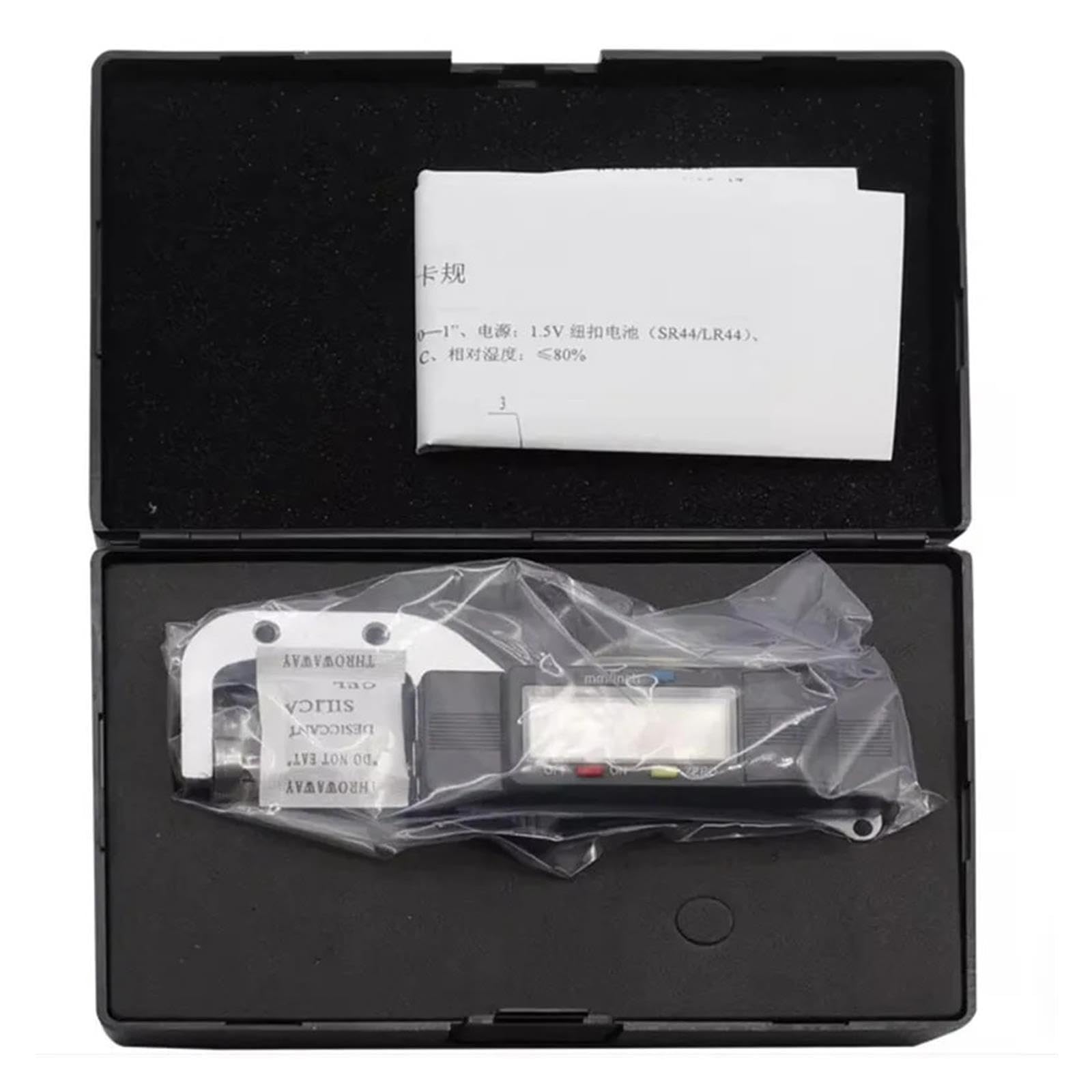 Pied à coulisse numérique électronique horizontal, jauge d'épaisseur LCD 0-25mm pour outil de mesure de pierres précieuses de bijoux Efficacité