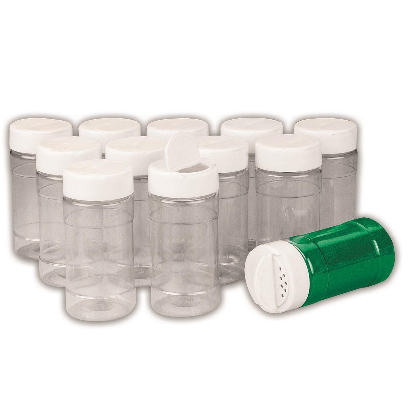 S&S Worldwide Shaker Top Bottles (Pack of 12)