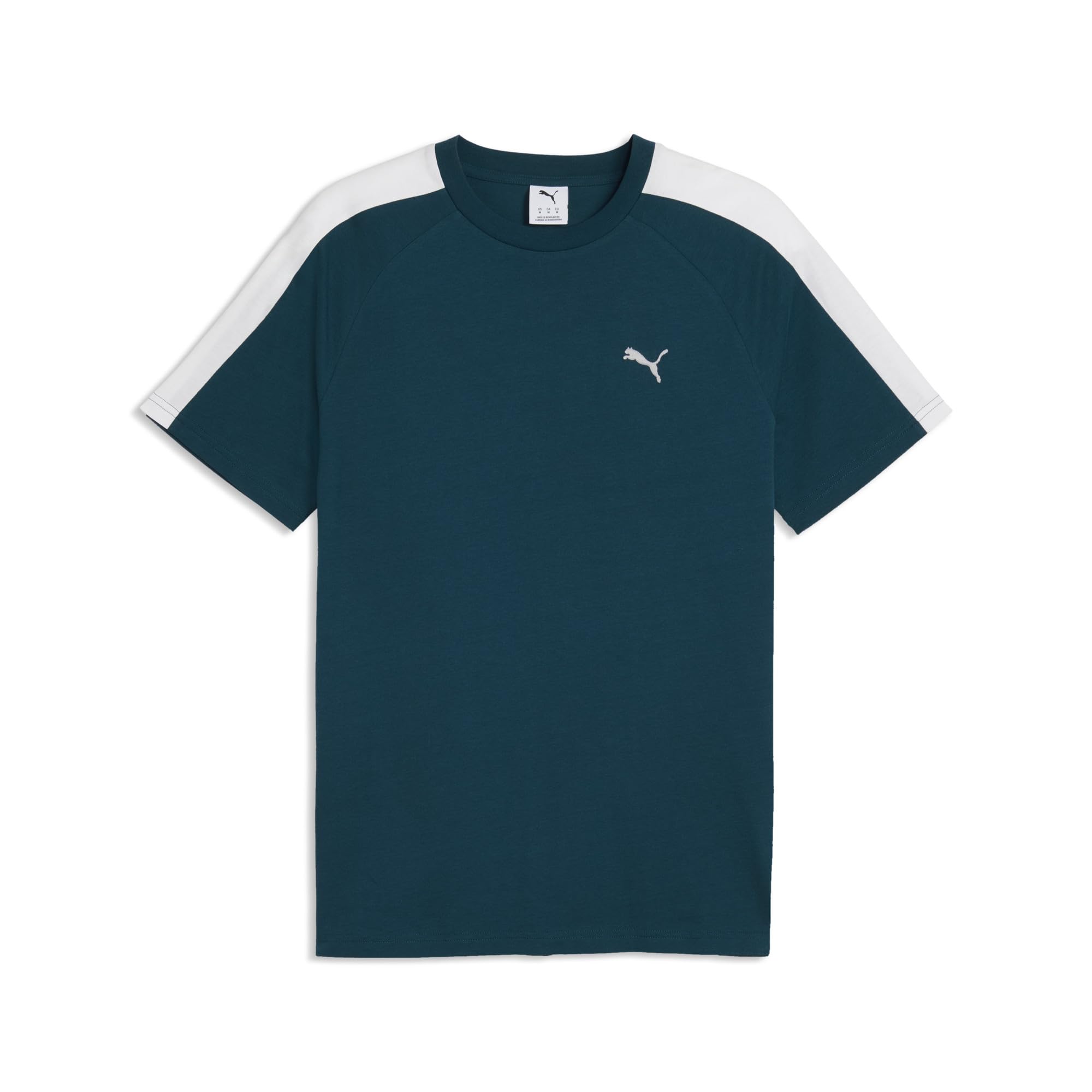 Mens Iconic T7 Logo Crew Neck Short Sleeve Casual Tops Casual