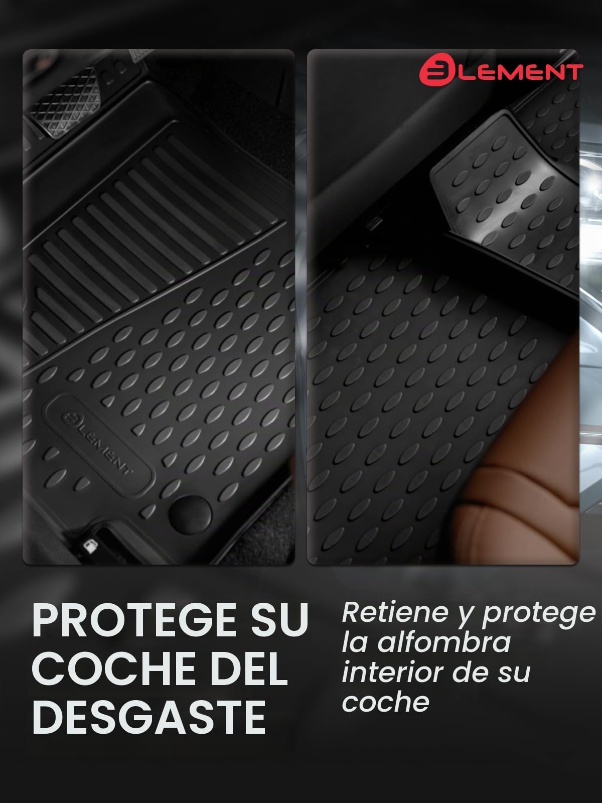 Alfombrillas 3D TPE para Opel Corsa F 2019- | Hatchback | 100% Adaptadas | 4 Piezas