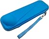 Portable Storage Case For Otamatone Japanese Electronic Musical Instrument Shockproof 360 Degree Double With Hand Strap Ideal For Musicians On The Go Blue Hard Shell