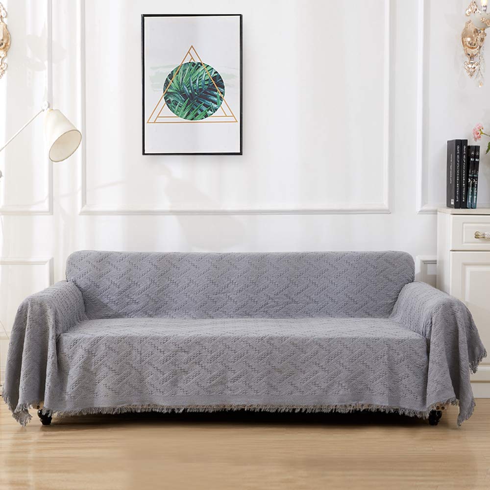 Amazon.com: ROSE HOME FASHION Geometrical Sofa Cover, Couch Cover ...