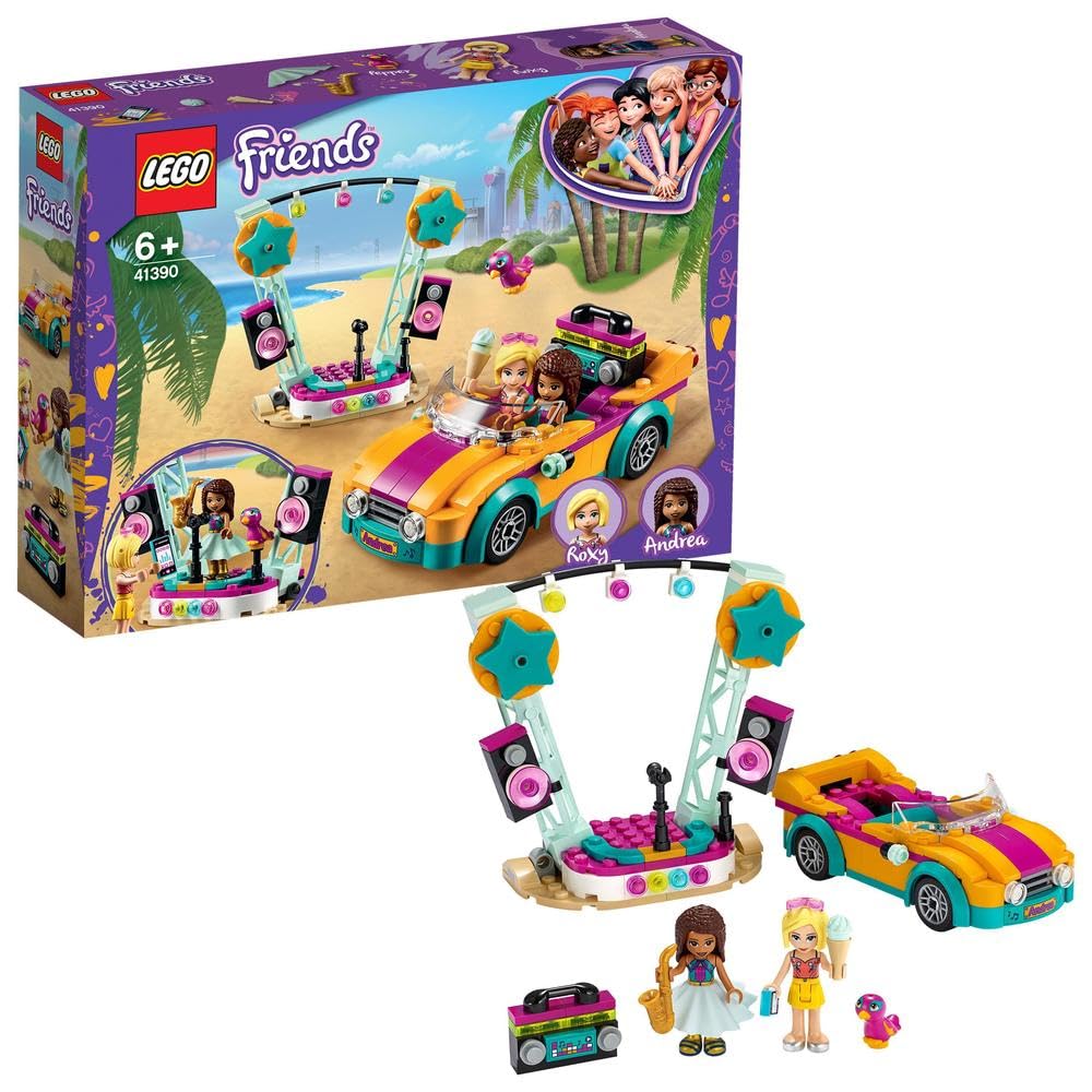 LEGO Friends Andrea’s Car and Stage 41390 Building Kit (240 Pieces)