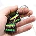WNHNO Pack of 1 Green Peacock Flat Tinsel 35 Yards Fly Tying Floss Thread Silky Yarns Fly Fishing Tying Line Materials Accessories
