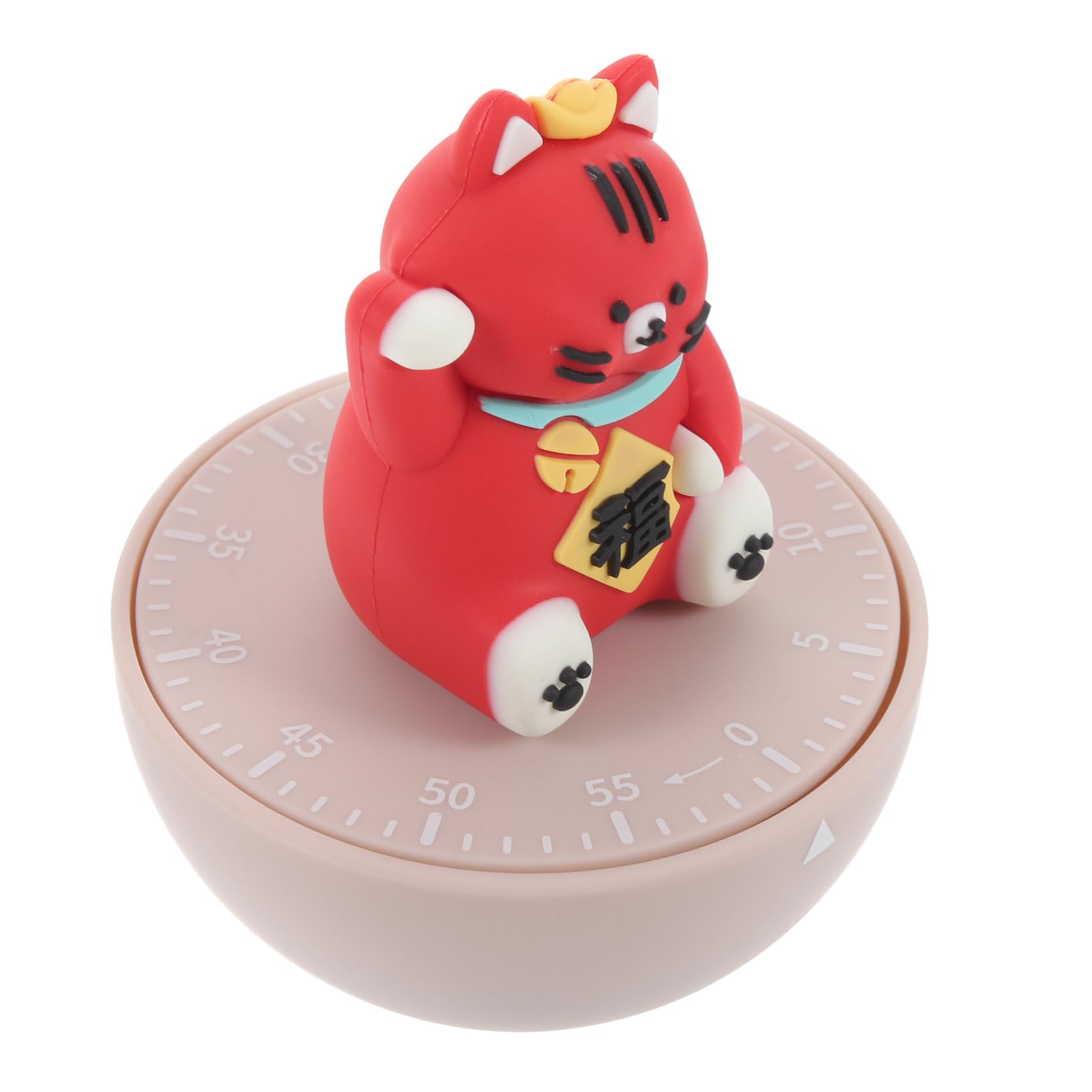 TOPBATHY Timer Da Cucina Meccanico Con Design A Forma Di Gatto 2 Pezzi Per Bambini in Età Prescolare Con Conto Alla Rovescia Di 60 Minuti Batteria Richiesta