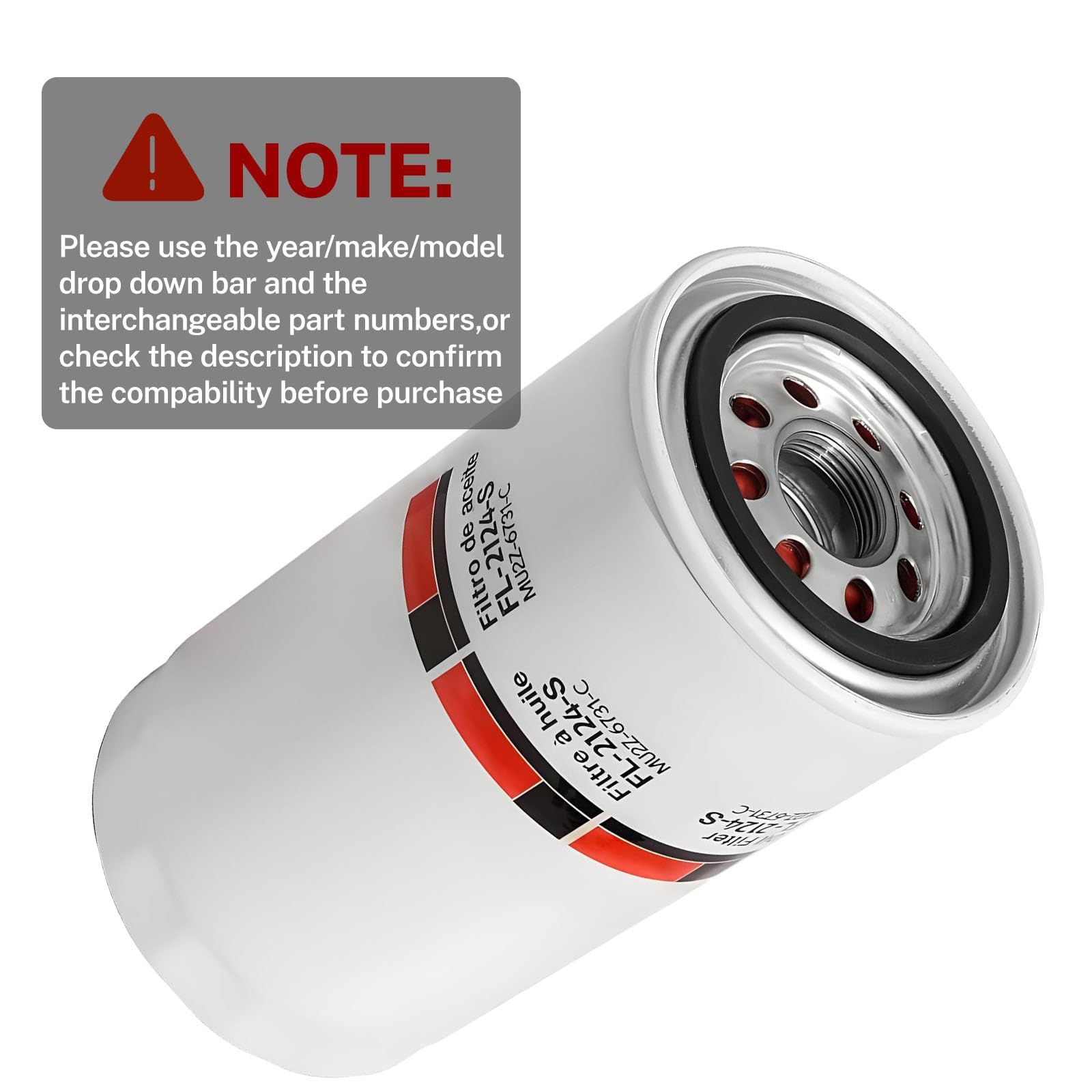 FL2124S Oil filter Fits for 2011-2024 Ford F250 F350 F450 F550