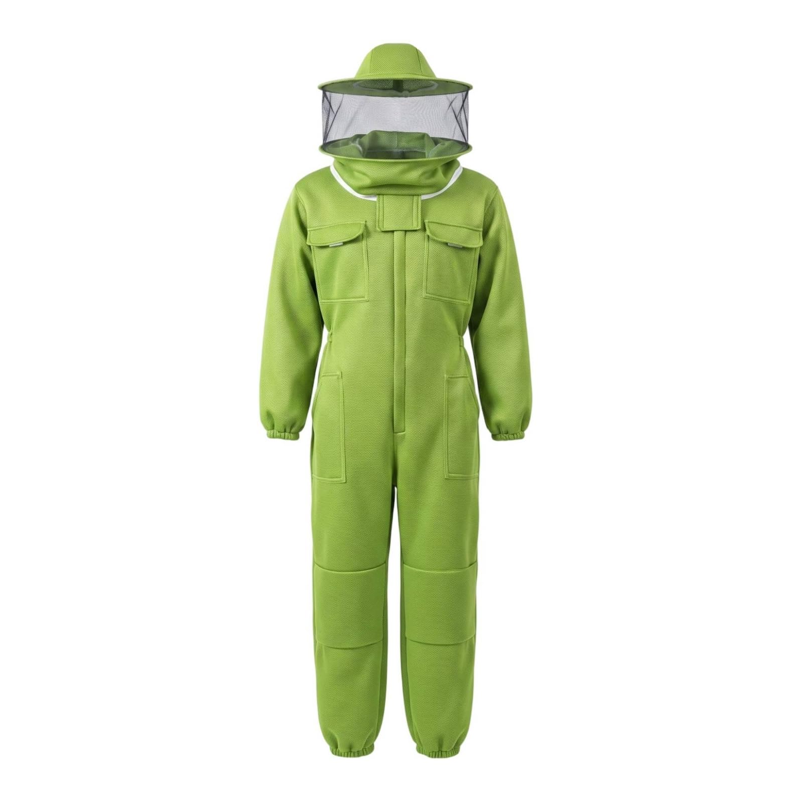 Tuta a Cappuccio Tasche Multiple Abbigliamento Protettivo Caviglie Elastiche