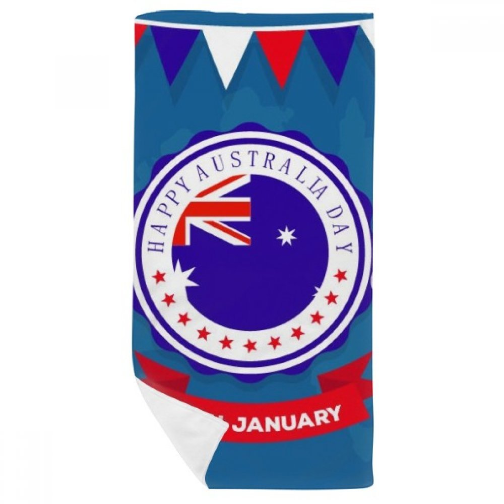 Serviette de bain Australie douce et absorbante pour vos séances de sport et moments de détente