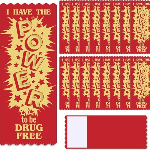 Noveread 400 Pcs Red Ribbon Week Supplies
