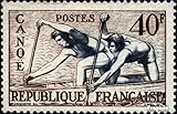 con charnela Prophila Collection Francia 981 con charnela 1953 Sportbilder (Sellos para los coleccionistas) Deportes acuáticos (natación/Vela…)