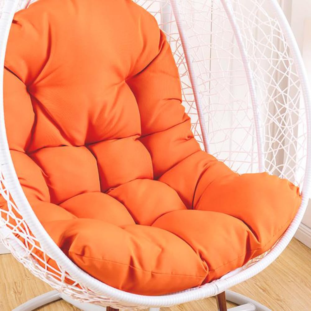 Earnmore Cojín Grueso para Silla Colgante para Silla, Banco, Hamaca de jardín, cojín de Asiento, Suave, para Interiores y Exteriores, con Respaldo