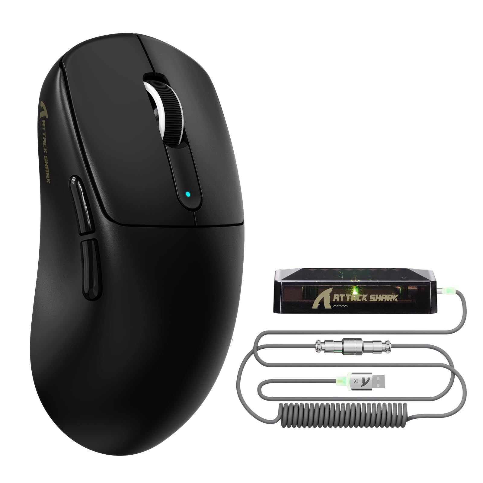 アタックシャークPAW-3950 マウス 本体 Amazon.com: MAMBASNAKE Attack SHAKR X3MAX Wireless Gaming Mouse