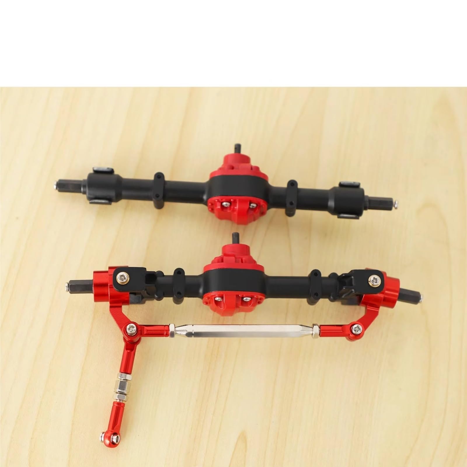 Kompatibel Mit MN D90 D91 D96 D99S MN90 MN96 MN99 Für MN99S 1/12 RC Auto Upgrade Teile Zubehör Vorne Hinten Komplette Achse Schwarz RC Zubehör