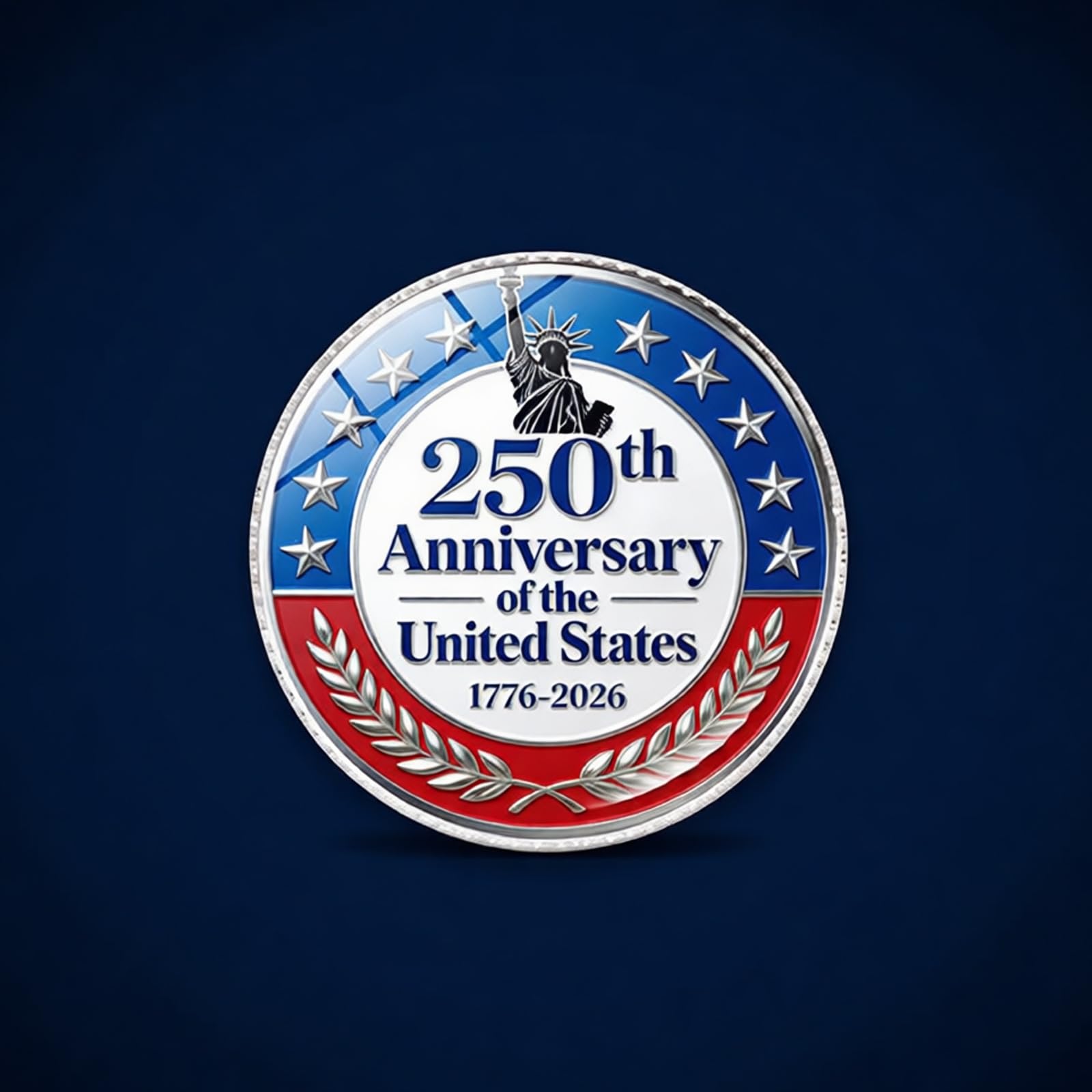 Americans - Broche conmemorativo del 250 aniversario para abrigo, bolsa o cuaderno, decoración de ropa, accesorios de ropa, insignia conmemorativa de moda antigua