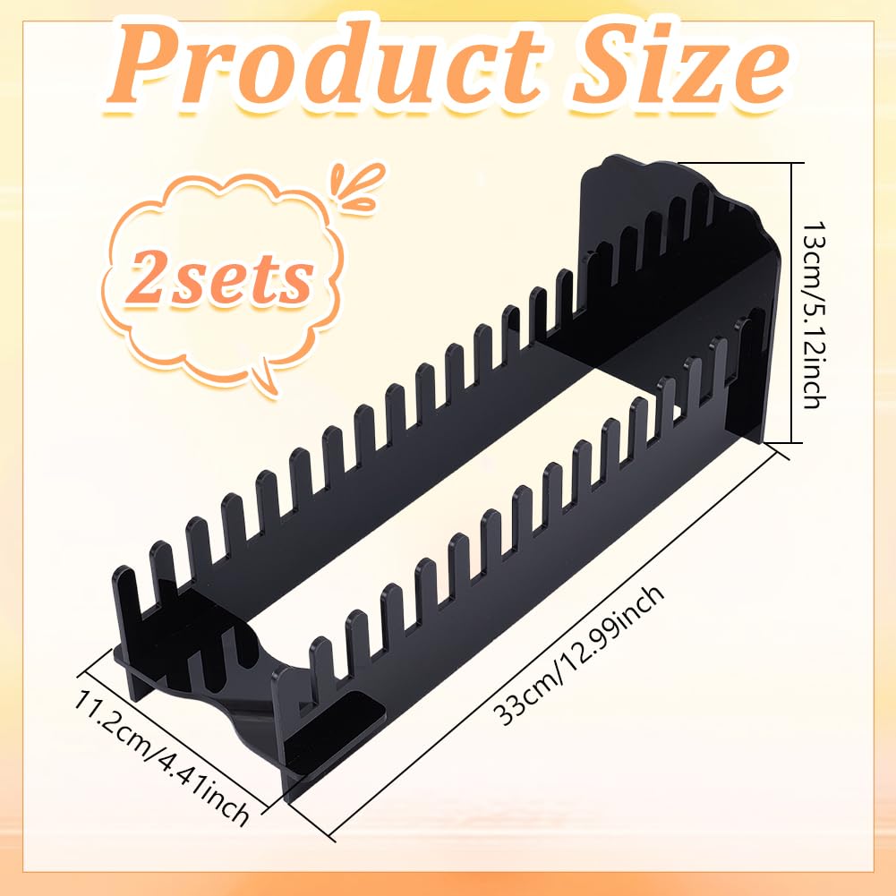 UNICRAFTALE Supporto in acrilico opaco a 15 scomparti, per biglietti di auguri, portatile, con 11,2 x 33 x 13 cm, per bancone di vendita, tavolo da negozio, bancone