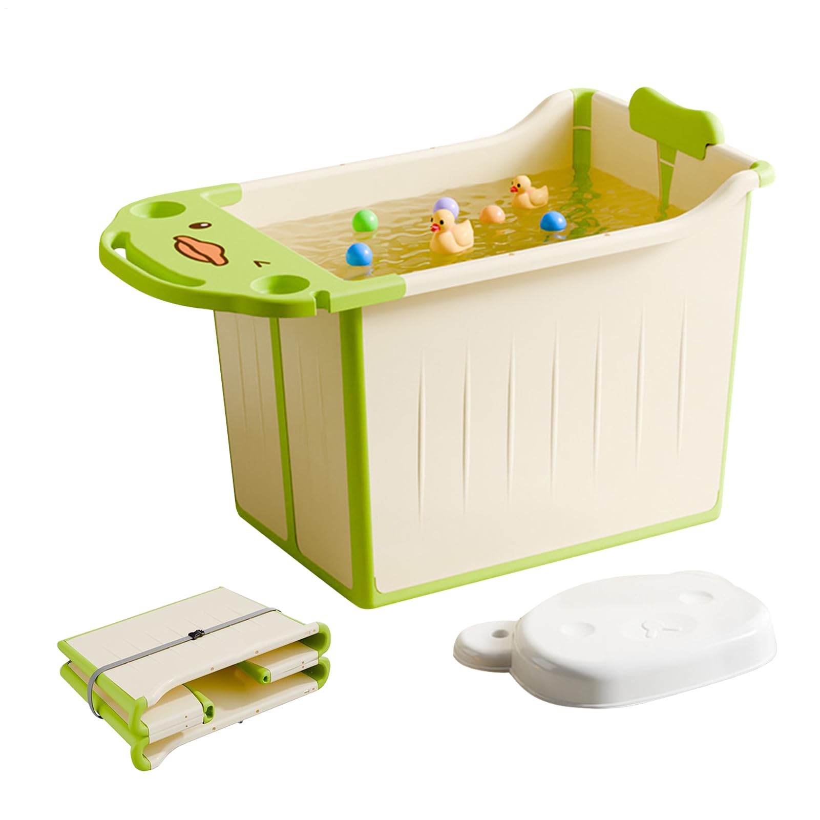 Vasca Da Bagno Portatile Per Facile Da Riporre Vasca Per Bambini Seduti | Supporto Pratico Vasca Ergonomica Da Viaggio Per Casa Bagno Appartamento Vacanza