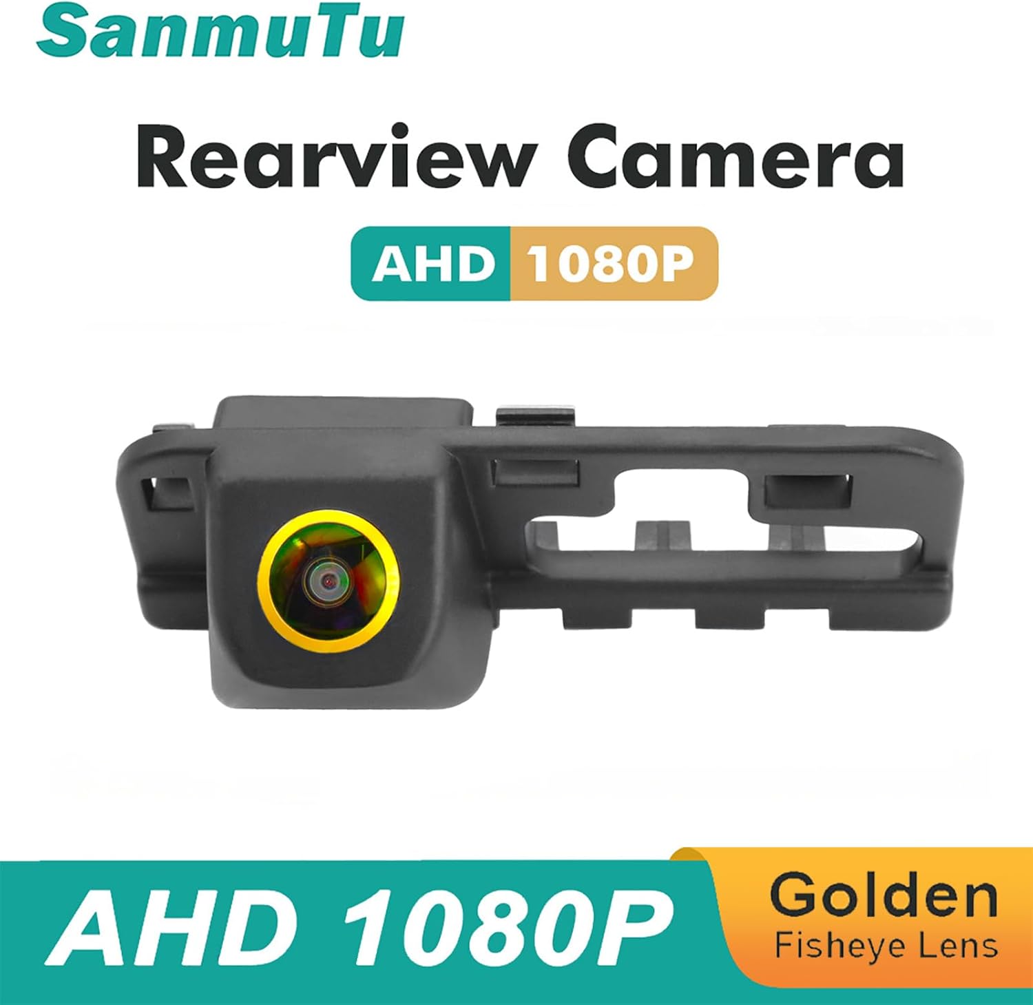 Vehicle Car Rear View Camera for Honda Civic 2007-2011 MK8 CCD HD Fisheye Waterproof Reverse Parking Camera AHD 1080P Night Vison Reverse Parking Cam, The Size is 85mm * 35mm (3.34 in * 1.37 in)