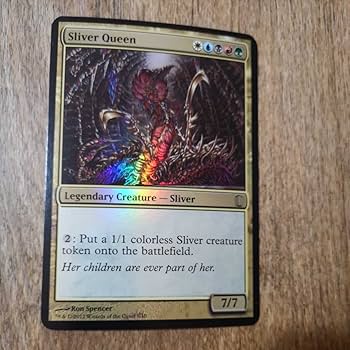 MTG　スリヴァーの女王/Sliver Queen　英語版FOIL　大判カード MTG スリヴァーの女王/Sliver Queen 英語版FOIL 大判カード