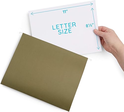 Miniatura 8 de Carpetas de archivos, verdes, tamaño de carta, 25 unidades