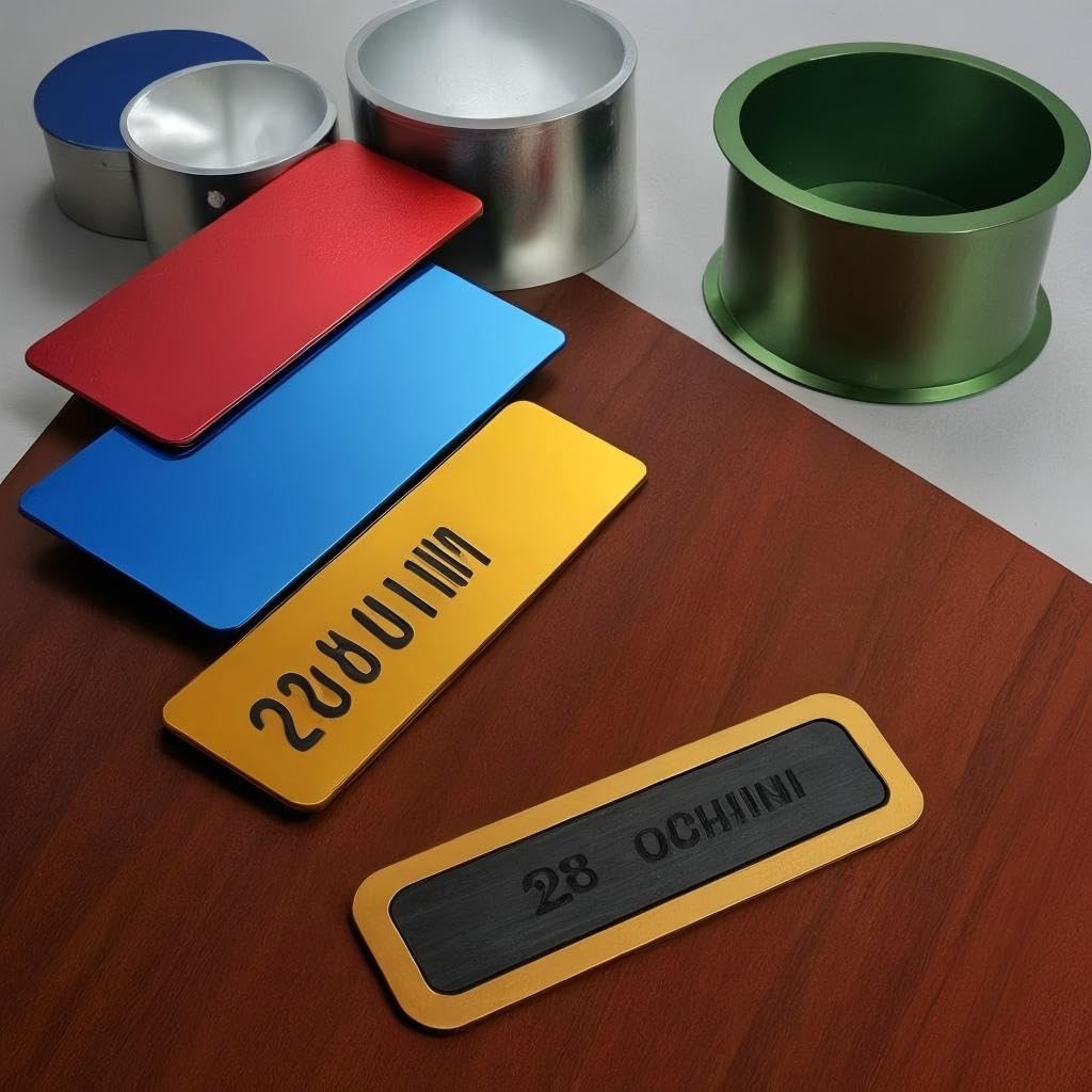 5 Stück goldeloxierte Aluminiumlegierungsplatten, 100 x 100 mm und 200 x 200 mm, leichte Metallbleche for DIY-Projekte und Bastelarbeiten Werkzeuge(200x200x0.8mm)