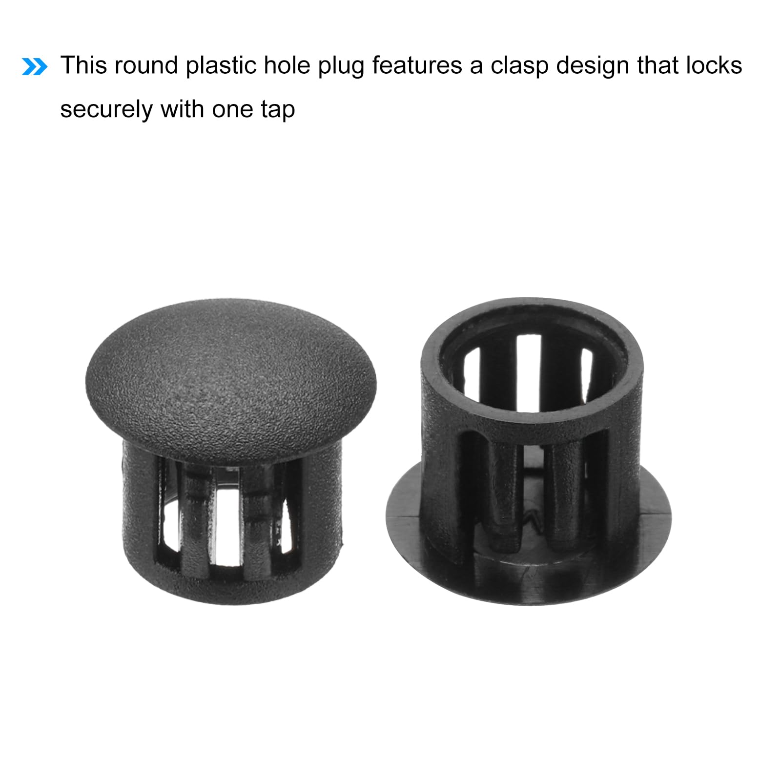 Sourcing Map 10Pcs Bouchon Plastique Montés Sur Chasse D'Eau Capuchons