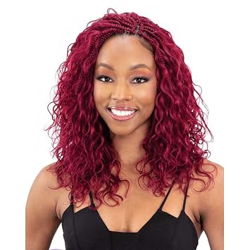 Shake N Go Freetress Crochet Hairs - 3X Bora Bora Braids 12" 1B OFFBLACK