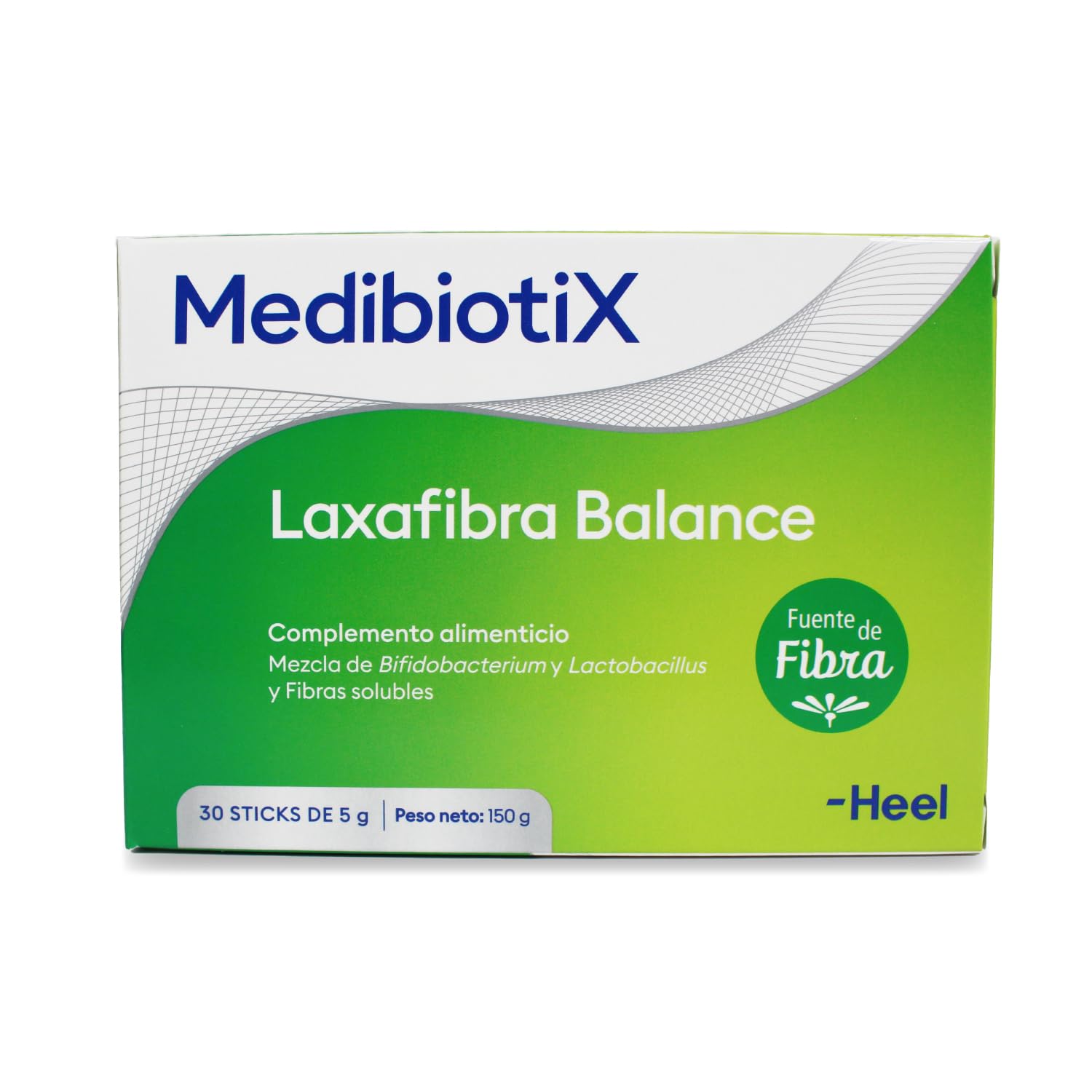 MedibiotiX - Laxafibra Balance, Complemento Alimenticio con Prebióticos, Probióticos y Fibras Naturales, Mejora el Tránsito Intestinal y la Regularidad Intestinal - 30 Sticks (30)