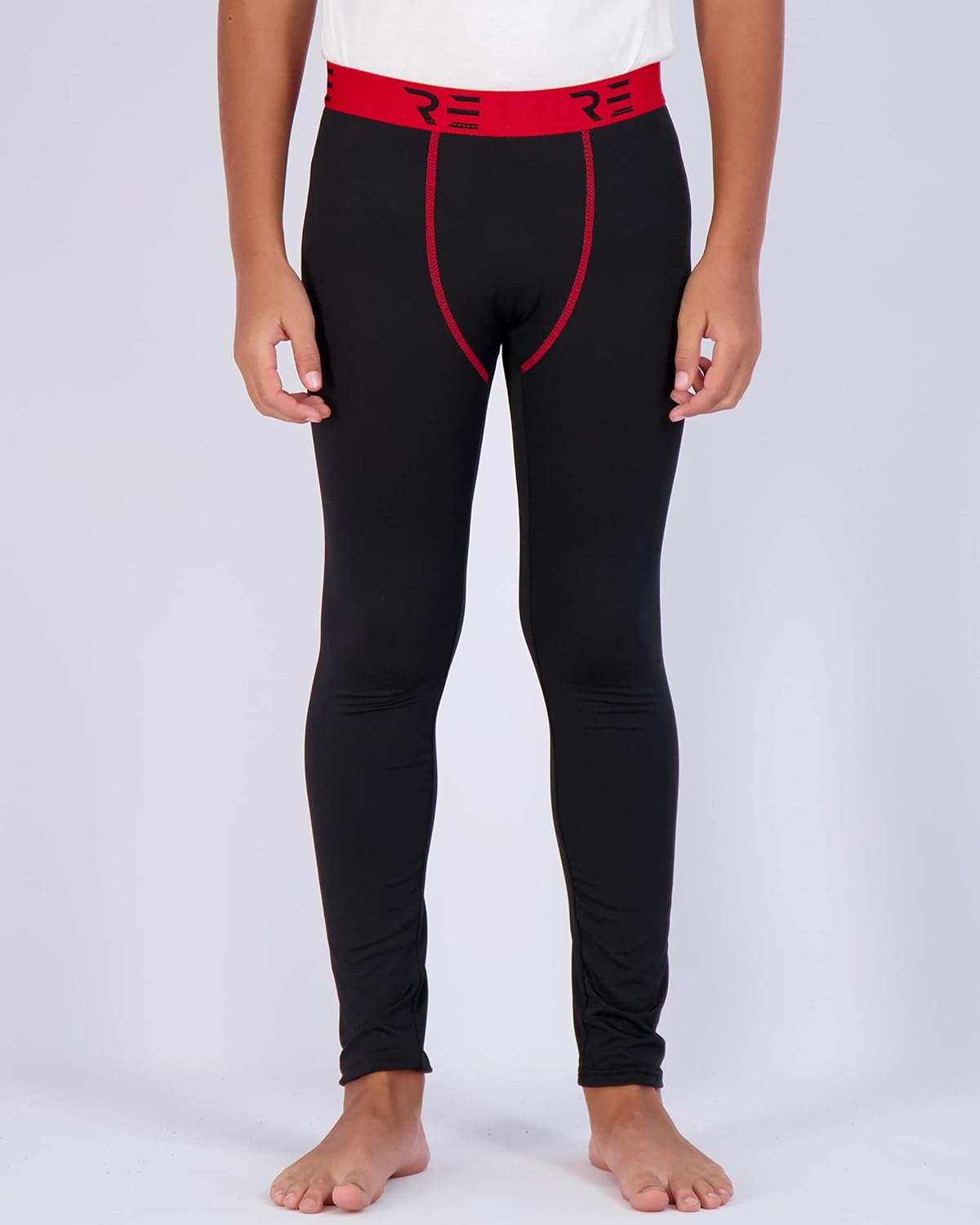 Miniatura 2 de Paquete de 3 pantalones de compresión para niños jóvenes, leggings de capa base, equipo frío, deportes, fútbol, baloncesto