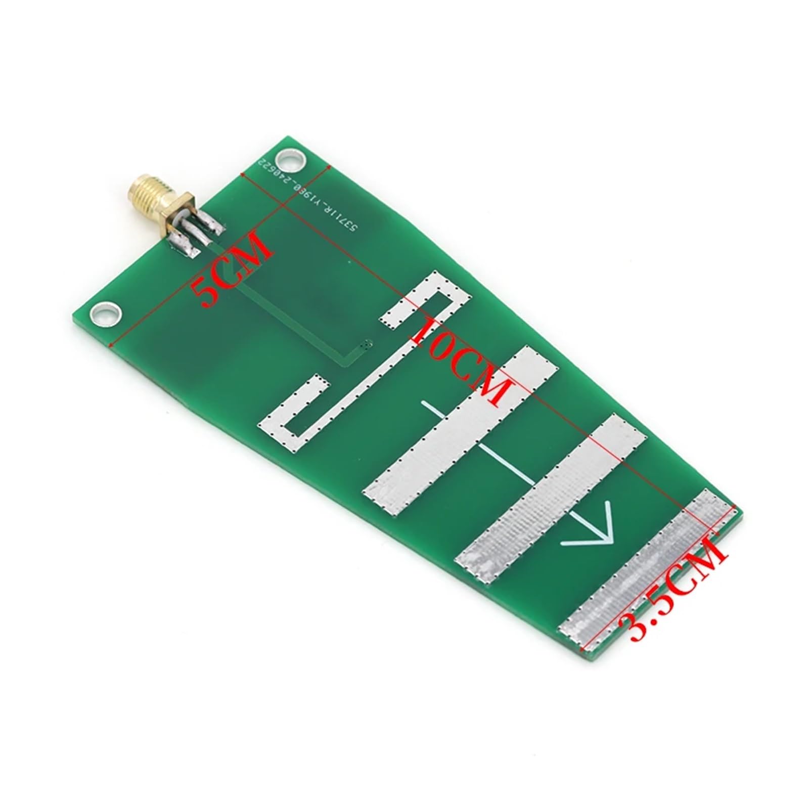 Antenne 2,4 G à gain élevé, transmission d'image directionnelle 10 DB, Yagi 416 WIFI pour(5 Pcs)