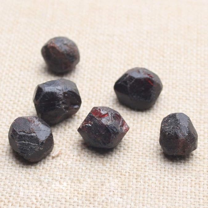 Wixine 100g DIY Natural Red Garnet Stones Original Crystal Original Specimens Gift