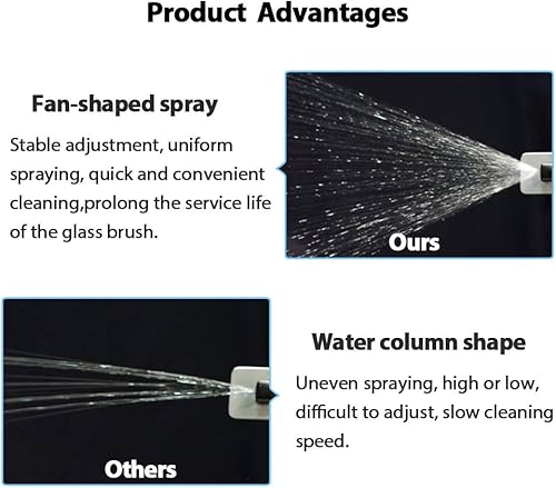Miniatura 3 de Kit de boquillas para limpiaparabrisas para Chrysler, Dodge, Ram Washer Jet y manguera de fluido con conector