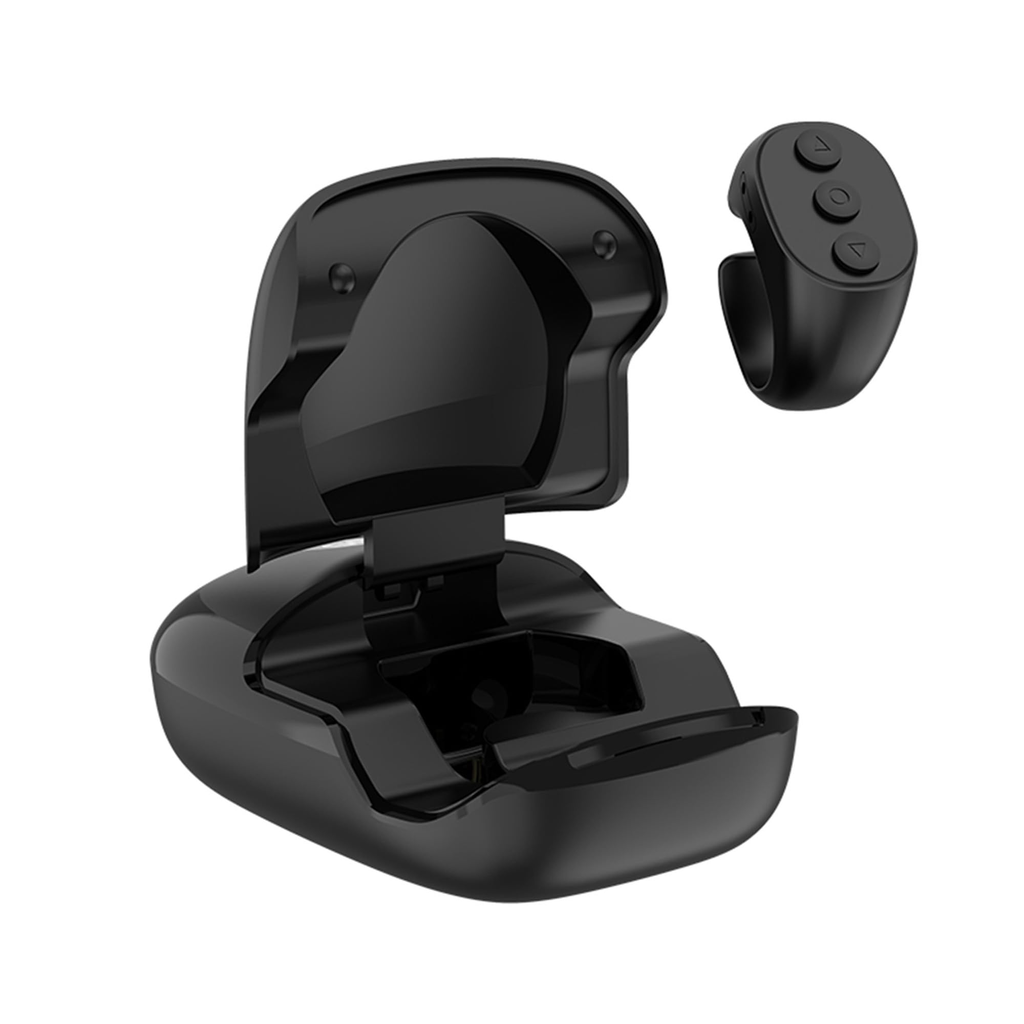 EVIYUNSMTS fingertip Wireless Bluetooth Remote Control for tiktok,tiktok Scrolling Ring/Rednote/ipad,iPhone,Android,Emergency Power, Bluetooth Ring scroller(Black)