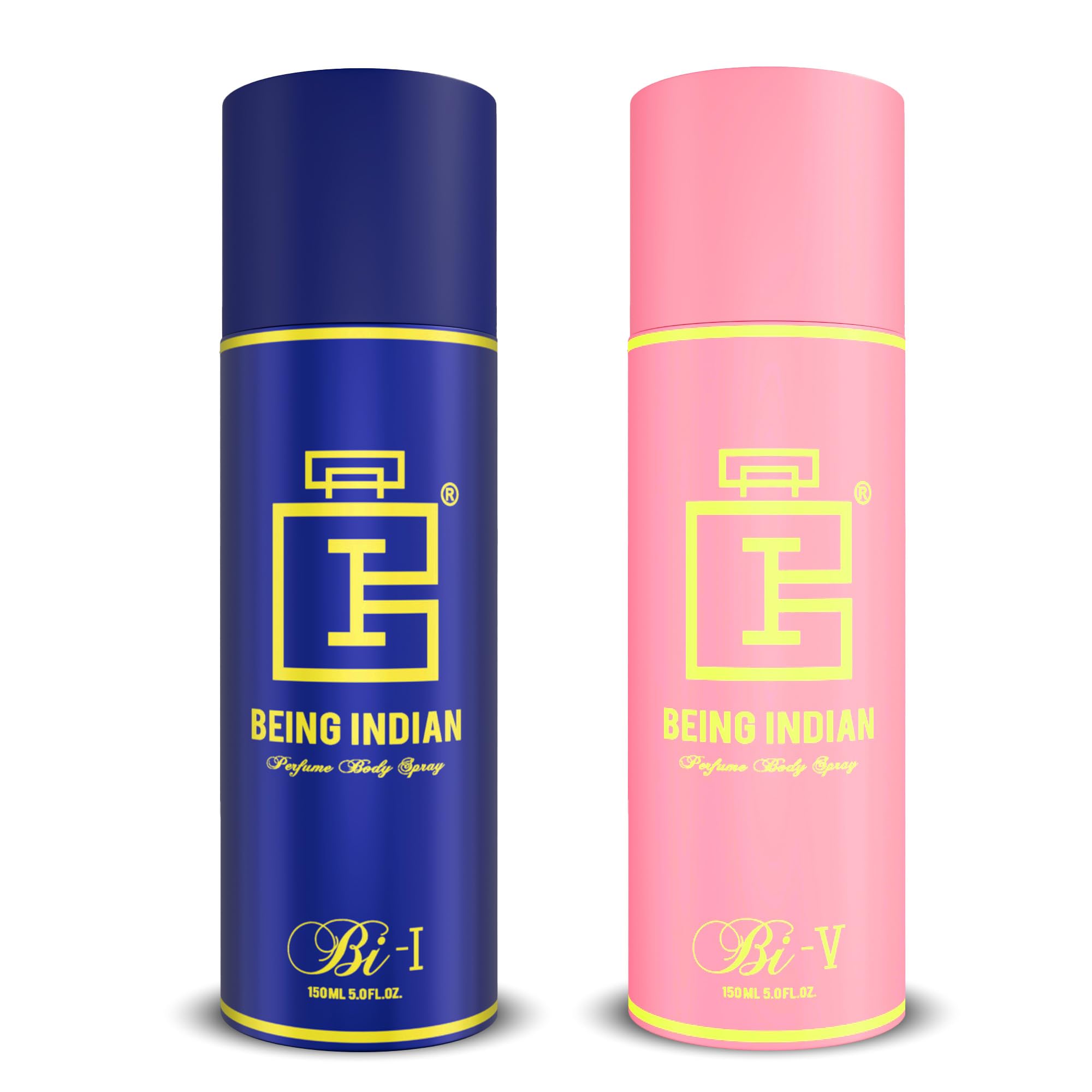 Being Indian Deodorant Combo for Men & women – Bi-I & Bi-V – Long-Lasting Fragrance with Citrus, Woody & Floral Notes – Body Spray for Daily Freshness – 2 x 150ml-image-45