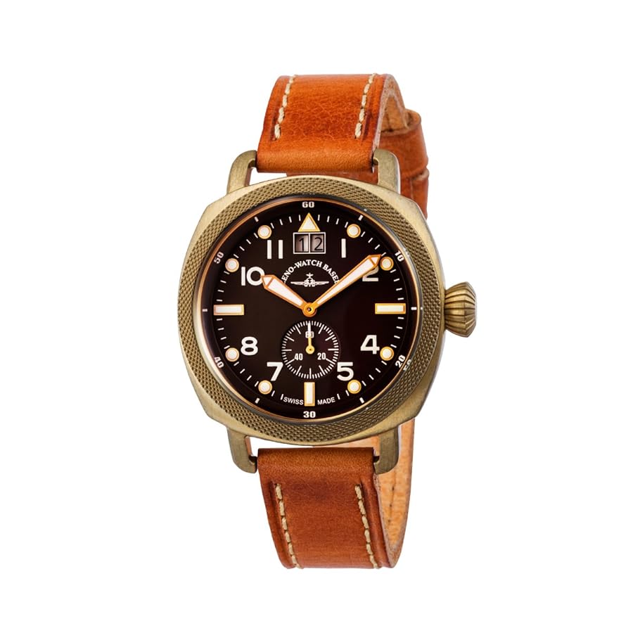 Amazon.co.jp: ZENO Vintage Bronze 腕時計 メンズ 【ビジネス