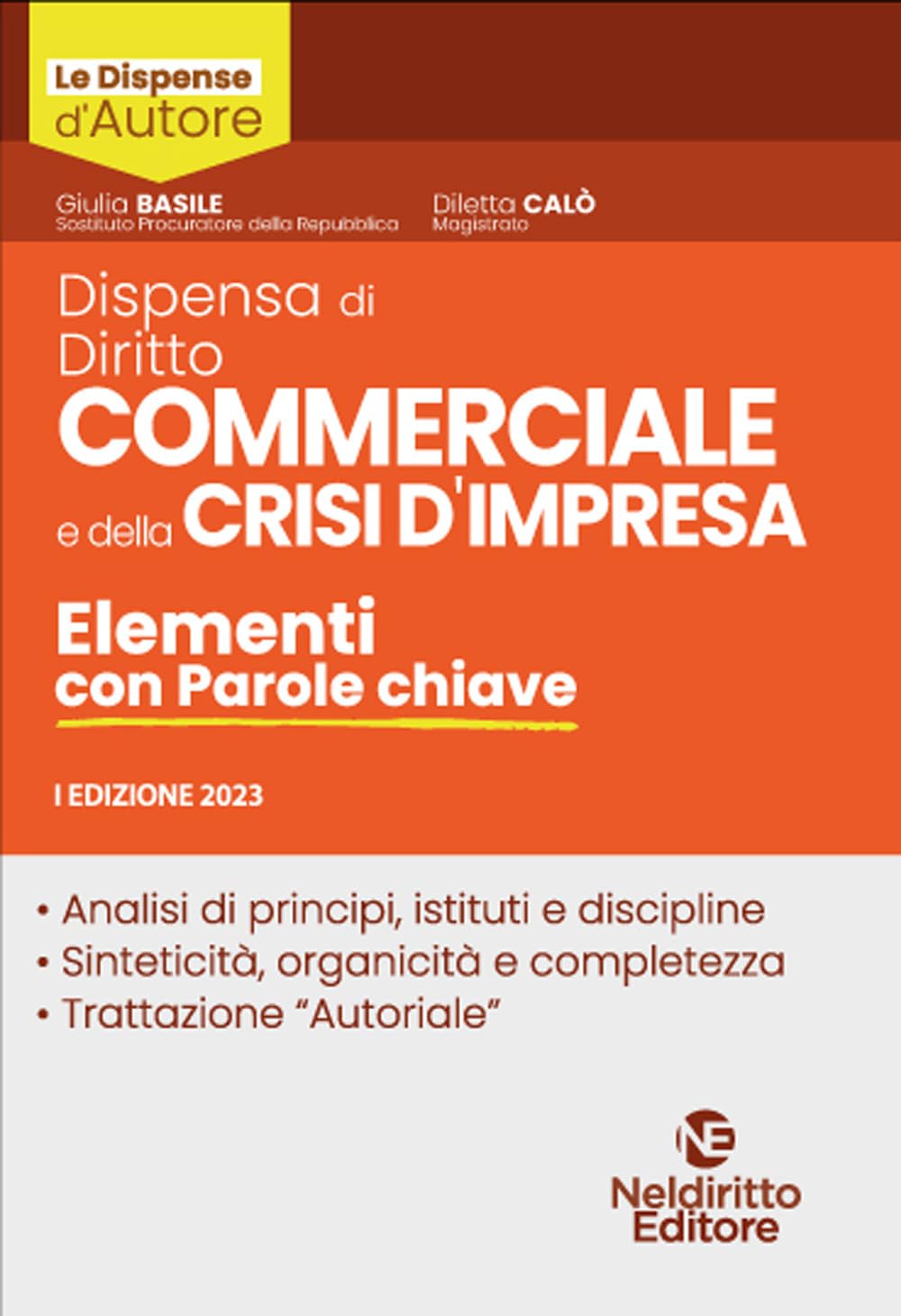 Dispensa Di Diritto Commerciale E Della Crisi Di Impresa. Elementi Con Parole Chiave. - 4
