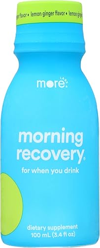 More Labs Recuperación matutina de limón y jengibre, 3.4 FZ