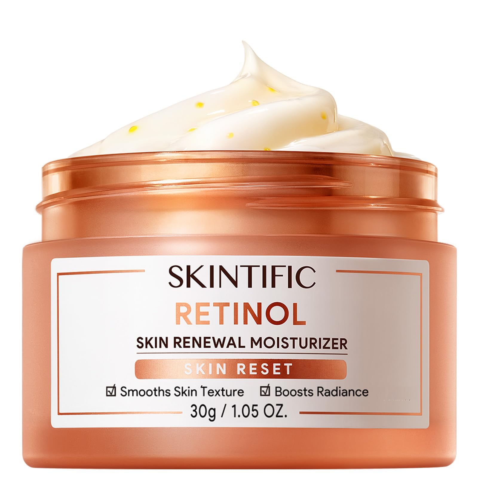 Face Moisturizer with 5X Ceramides, Hydrating Moisture Barrier Repair Cream for Sensitive/Oil Skin Types, Hyaluronic Acid & Centella (Retinol, 1 Fl Oz (Pack of 1)) product preview