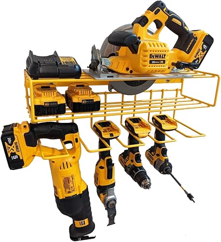 Miniatura 7 de c2M Estante flotante de alta resistencia para herramientas  Estante de almacenamiento montado en la pared para herramientas de mano y eléctricas,