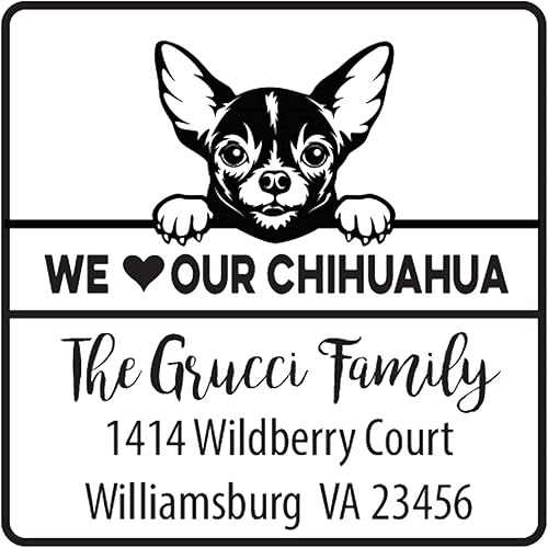 Vista 97 de Infusion Sello de goma cuadrado personalizado para raza de perro (Labrador Retriever)