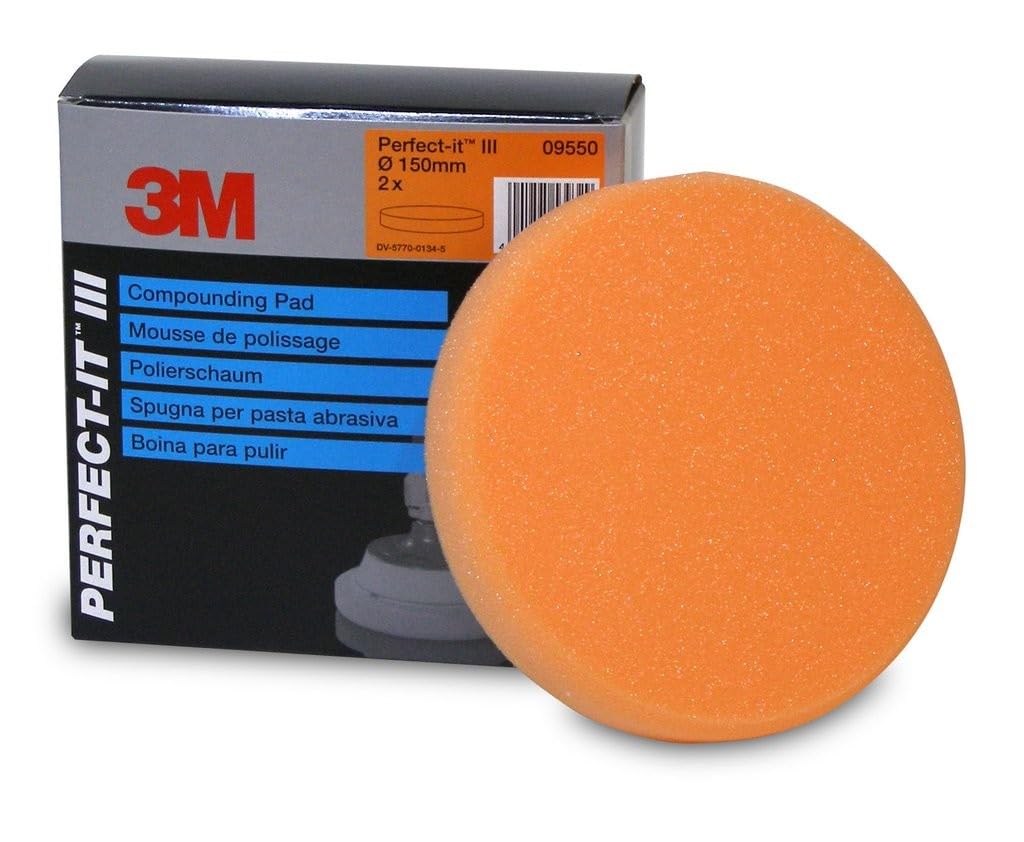 3M Perfect it III Polierschaum Polierschwamm 150mm 2 Stück